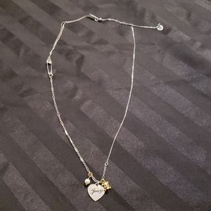 Juicy necklace. Silver in color. Cute